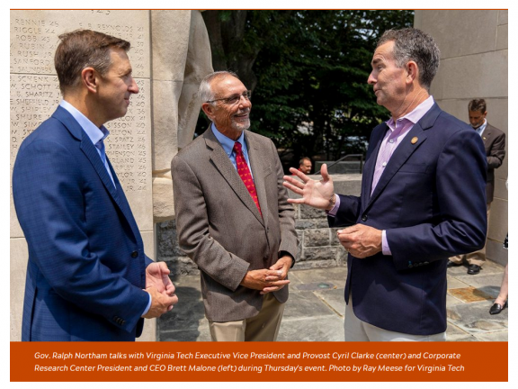 Gov Northam and VT leaders speaking