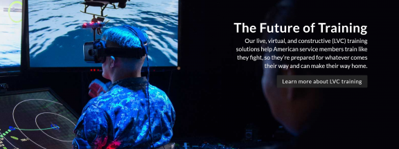 Man wearing VR goggles