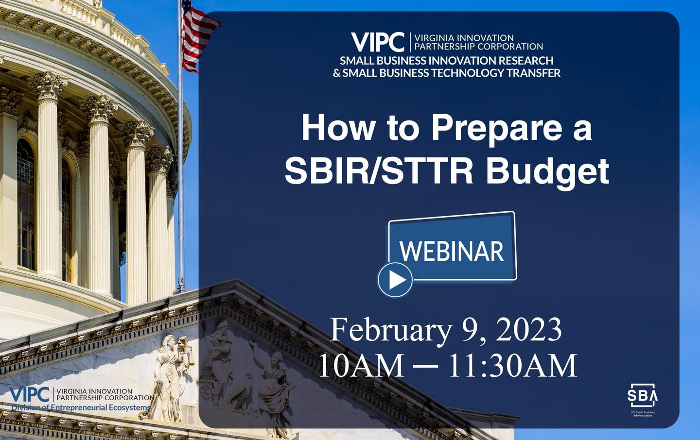 How to Prepare a SBIR/STTR Budget