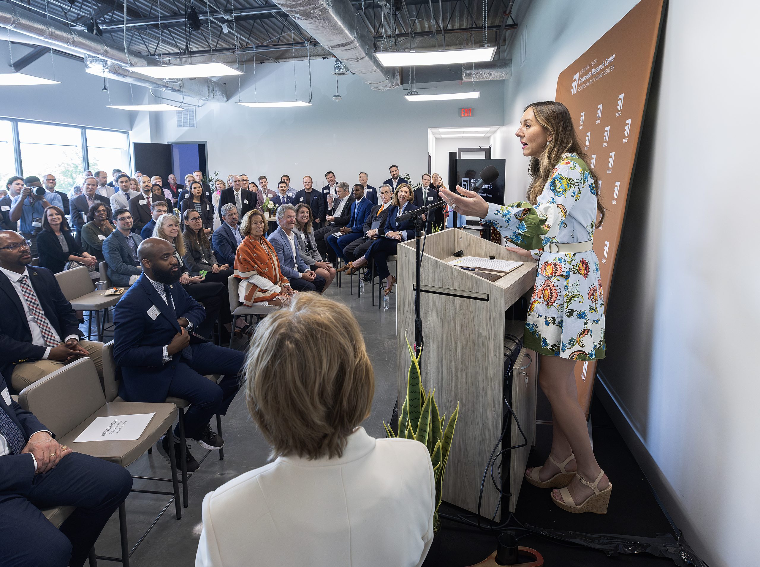 Chelsea Olivieri speaks at SEFC